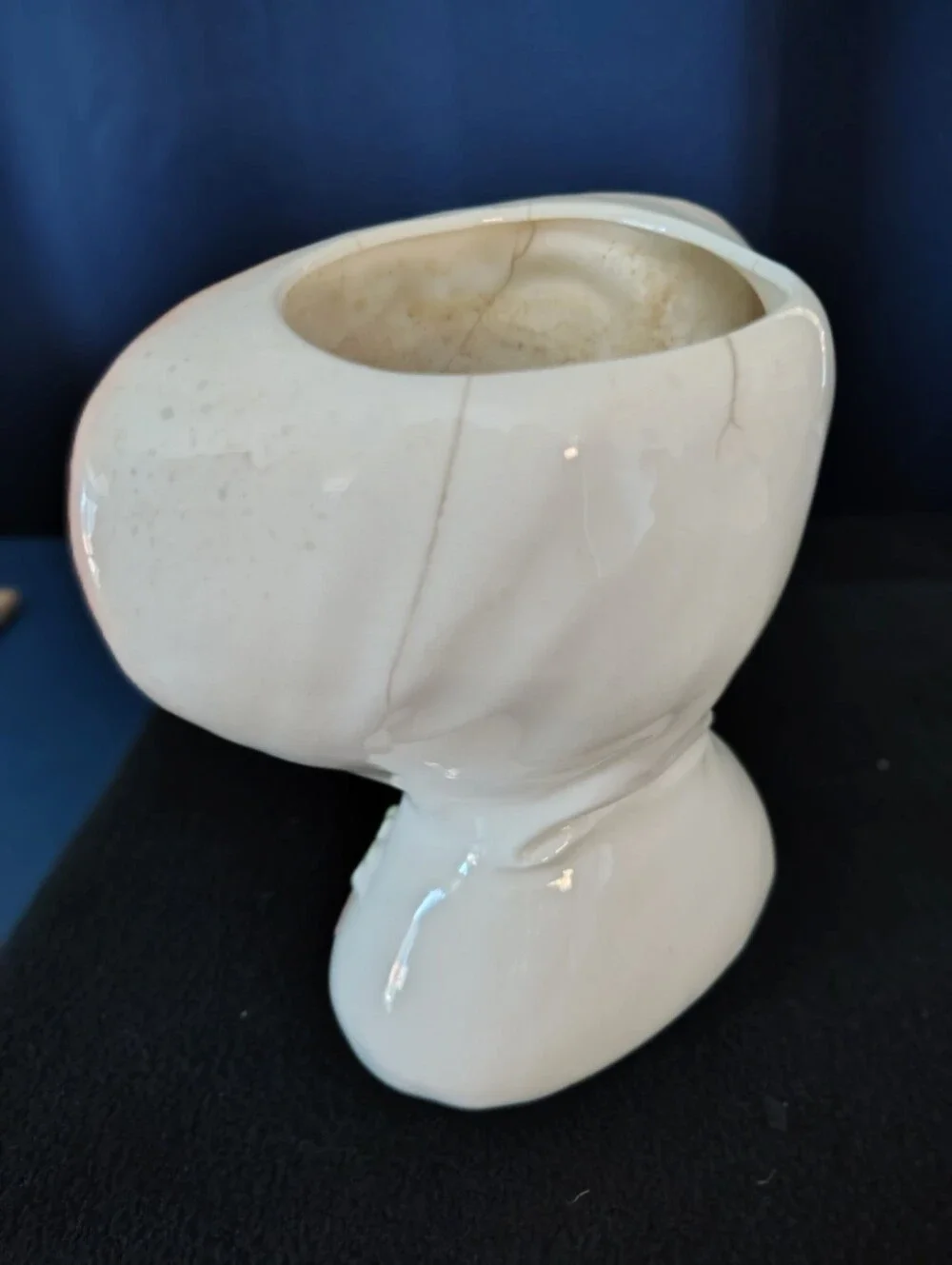 Lady Head Vase Vintage Praying Young Lady